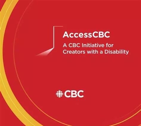 AccessCBC. A CBC initiative for Creators with a Disability. CBC logo.